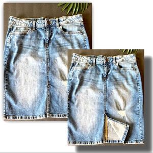 Denim GAP pencil skirt